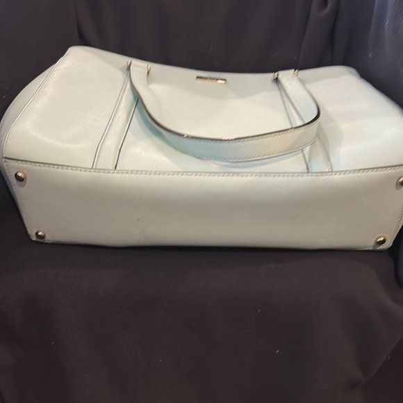 Kate spade light turquoise bag, approximately 12 x 11 1/2 divided into three - Picture 10 of 10